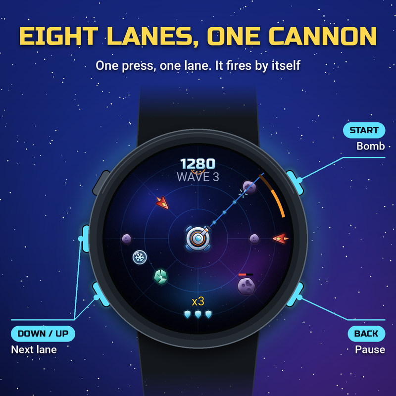 Orbit Guard – Space Turret Shooter Game · Screenshot 1