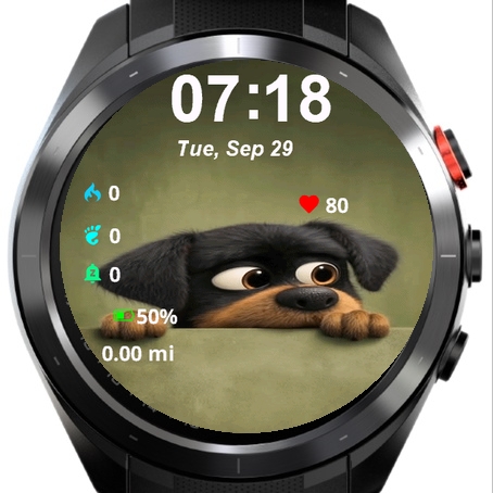 Black Brown Dog Big Eyes Peeking · Screenshot 1