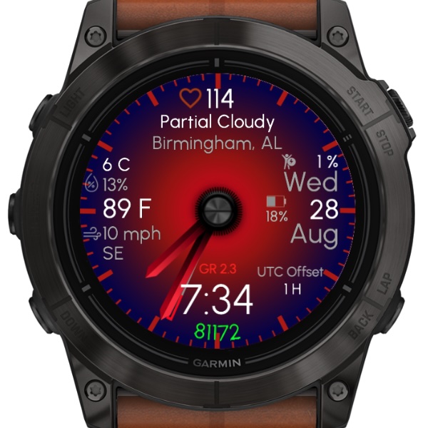 Hybrid Gradient Red (51mm Garmin Wx) TRIAL ONLY · Screenshot 0