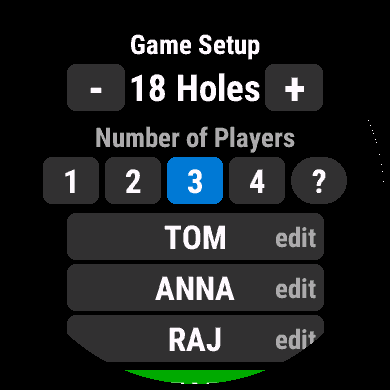Golf Score Card · Screenshot 0