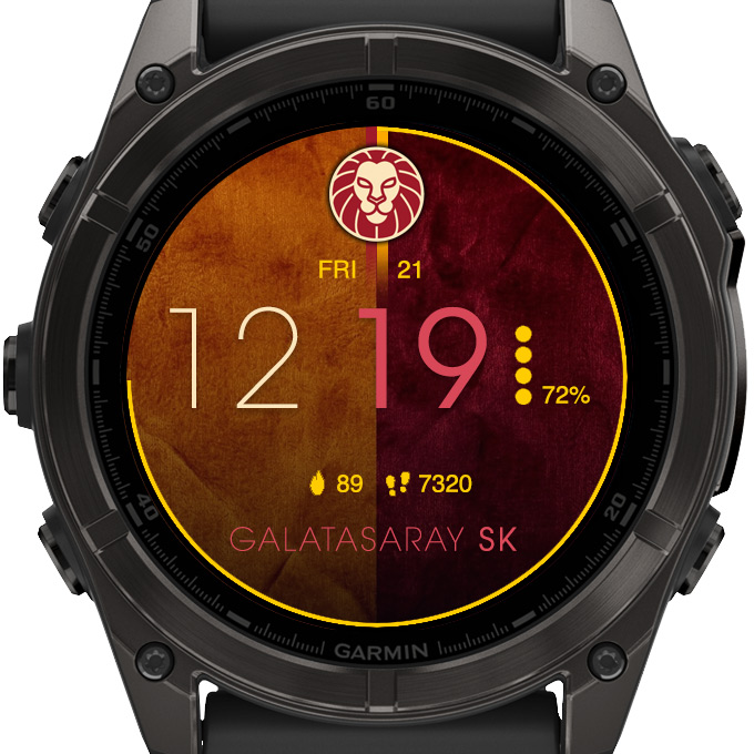 Galatasaray FC Football Soccer Digital Watch Face · Screenshot 2