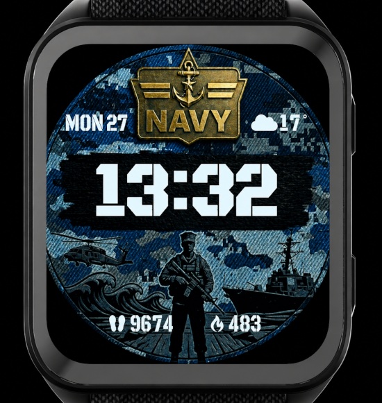 MnM NAVY "AMOLED" 5