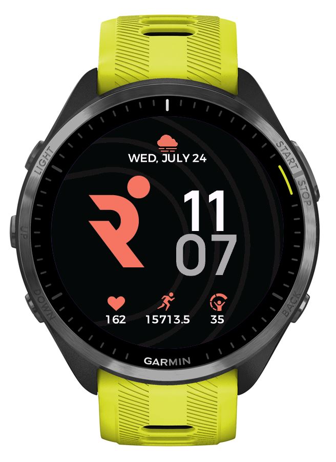 Best garmin watch face for running best sale