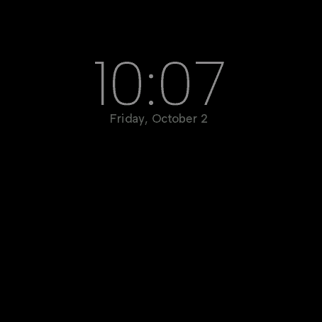 Lock Screen · Screenshot 1