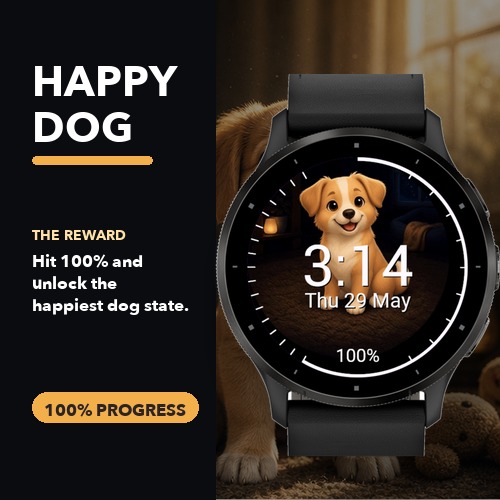 Pawgress (Goal Based Virtual Pet Dog) · Screenshot 1