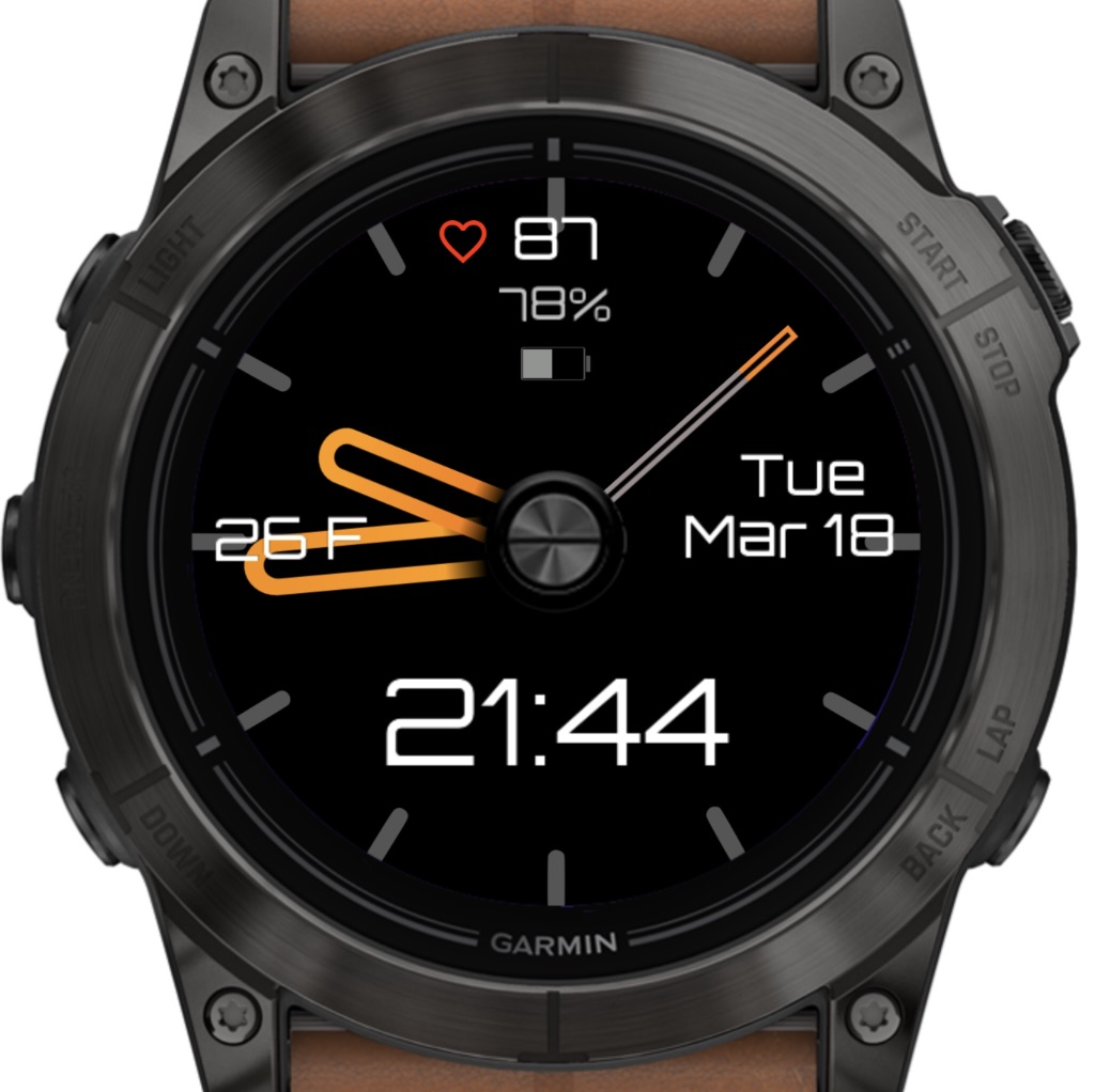 Stratos Touch Orange (OWM Weather) · Screenshot 2