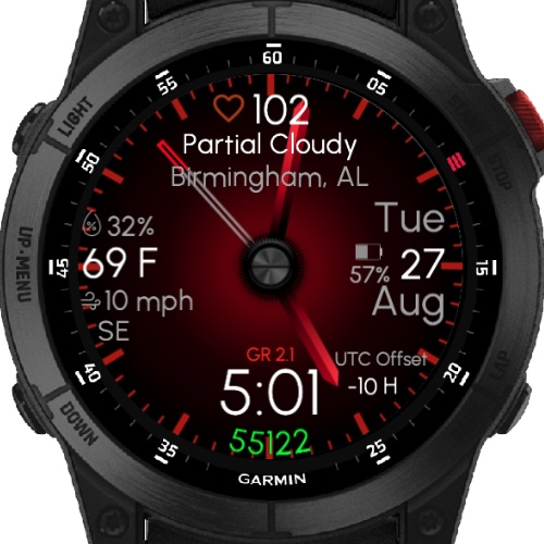 Hybrid Gradient Red (OWM Weather) TRIAL ONLY · Screenshot 4