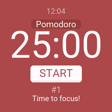 Pomodoro Focus Timer · Screenshot 0