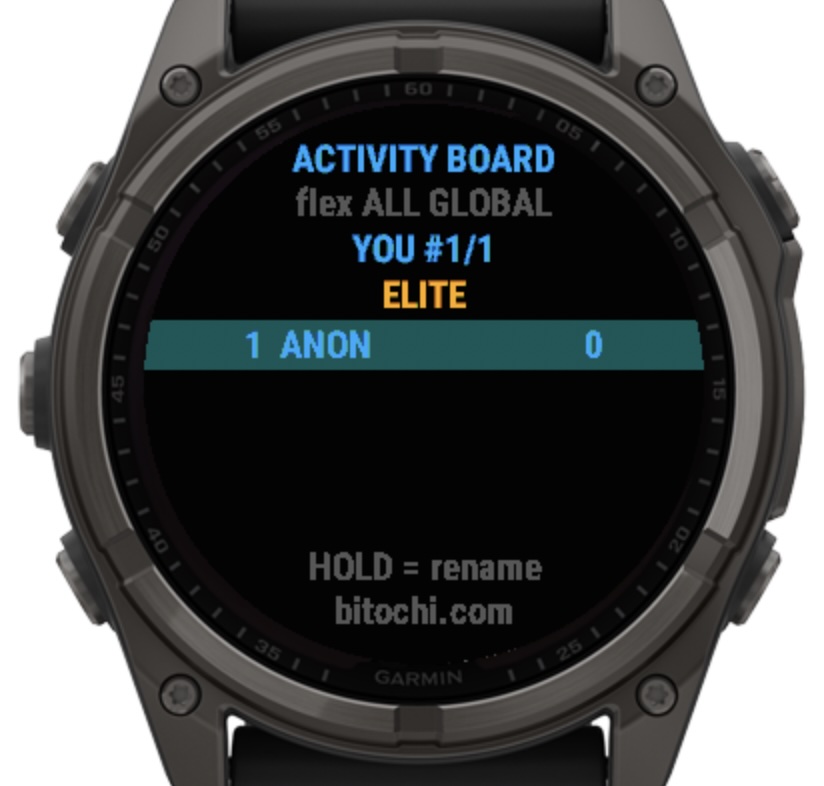 Activity Board: Live World Flex Leaderboard · Screenshot 0