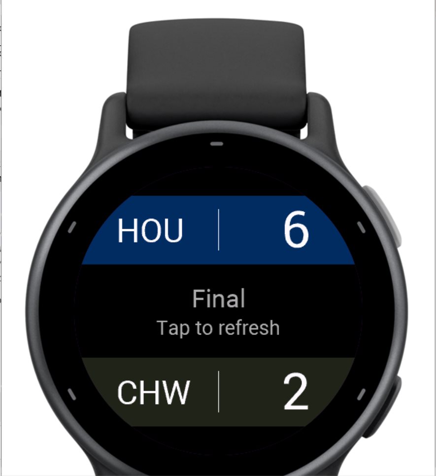 ScoreGlance Baseball · Screenshot 1