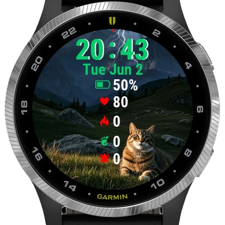 Cat Sitting Grass Lightning · Screenshot 1