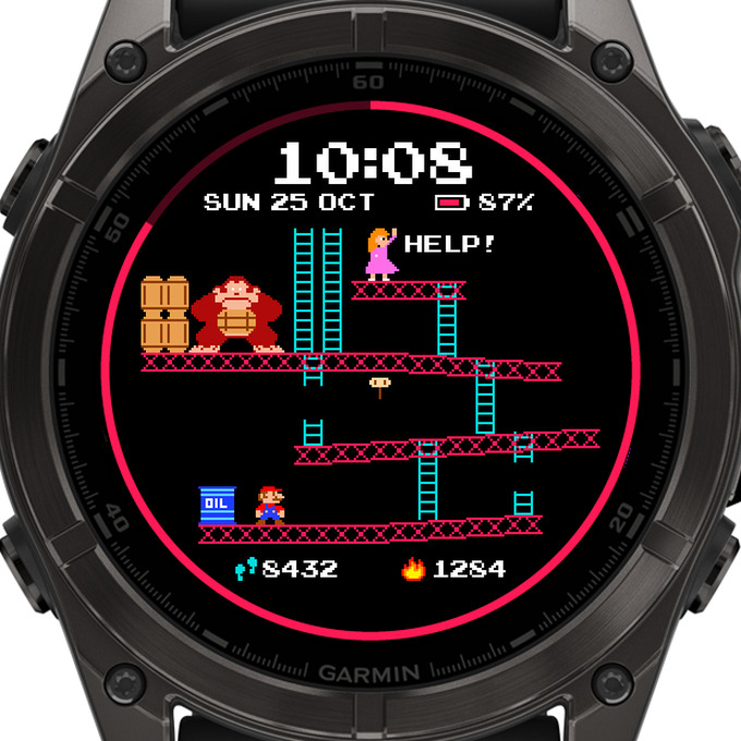 Donkey Kong Classic Nintendo Jumpman Arcade Watch · Snímek obrazovky 2