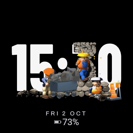 Tiny Clock Workers – Animated Construction Crew · Screenshot 4