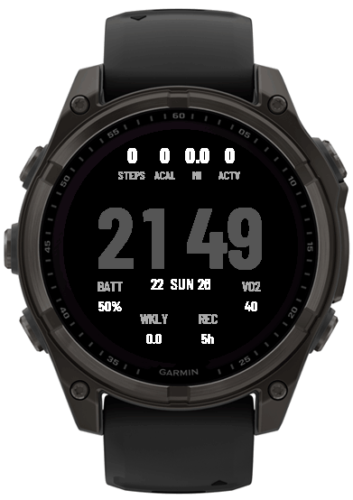 Goals Time — Activity Progress Watch Face 4