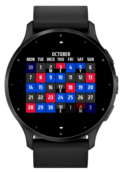 Shift Calendar 4
