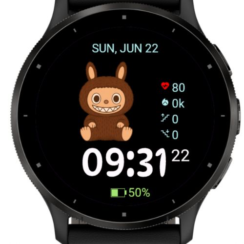 Lafufu Monster – Fun and Friendly Watch Face · Screenshot 2