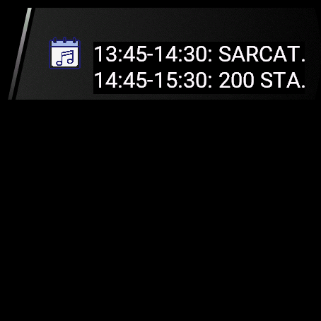 Festival Running Order Widget · Screenshot 0