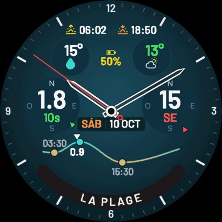 Surf Dawn Watchface · Screenshot 0