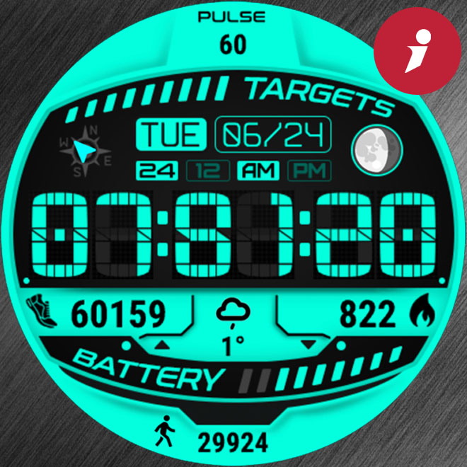 iFace (C001) – Neon Targets · Screenshot 2