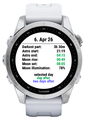Dark sky Planner · Screenshot 3