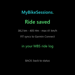 MyBikeSessions Bike Navigation · Screenshot 4