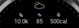 Simple F965 Watch Face · Screenshot 0
