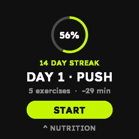 Rutine – Workout & nutrition Coach · Screenshot 4