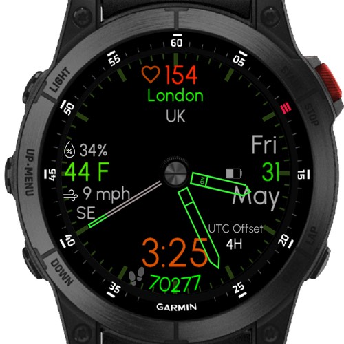 Hybrid 5 - Green (OWM & Garmin Weather) TRIAL · Screenshot 3