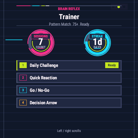 Brain Reflex Trainer · Screenshot 0