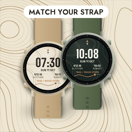 TRAILMAP — Topographic Trail Watch Face · Screenshot 4