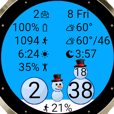 Christmas Snowman · Screenshot 1