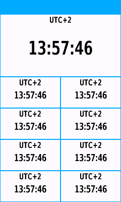 TZTime Data Field · Screenshot 4