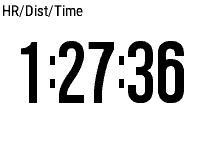 HR/Distance/Elapsed time · Screenshot 2