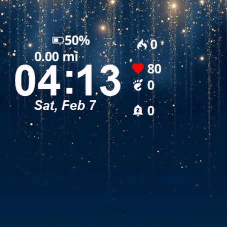 Dark Blue Background Gold Glitters · Screenshot 1