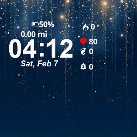 Dark Blue Background Gold Glitters · Screenshot 0