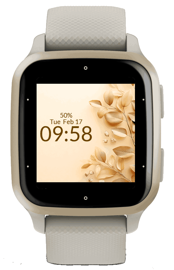 Beige Leaves 6