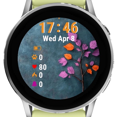 Tree Leaves Blue Wall · Screenshot 1