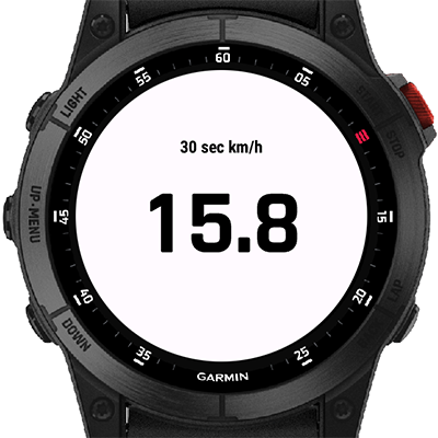 Max speed during last number of seconds, universal · Screenshot 0