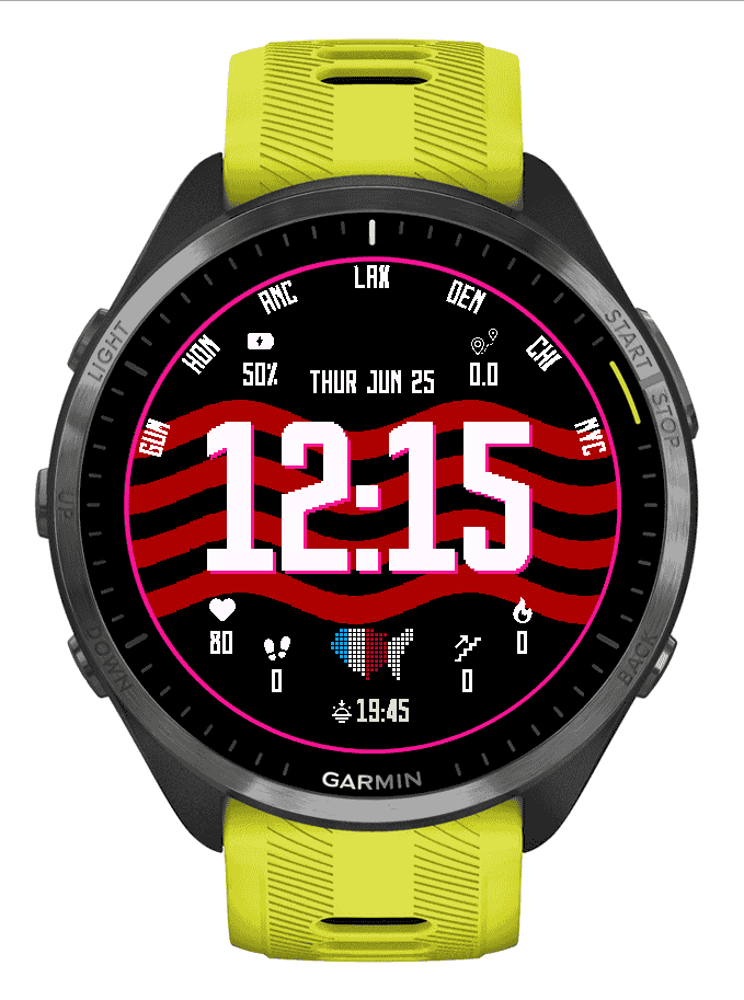Brave American: Minimalist Digital watch face screenshot 5