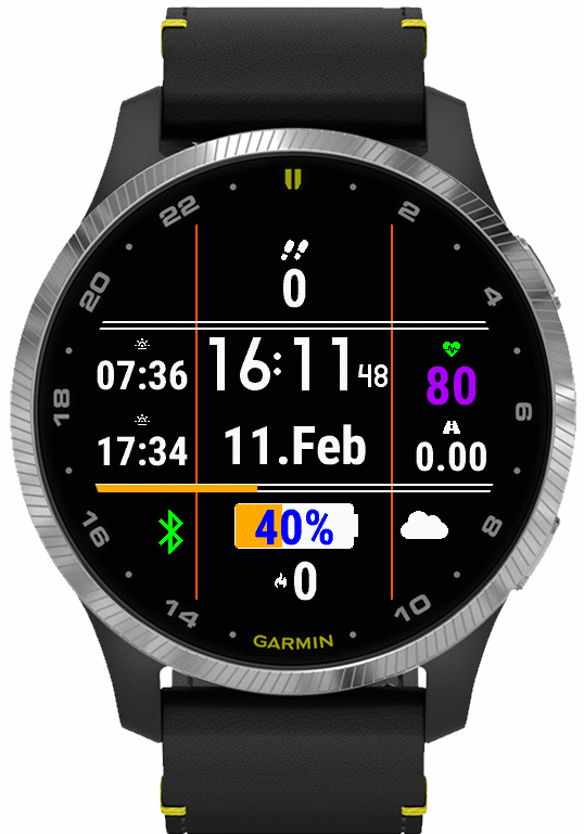 DigitalLineWithWeather · Screenshot 1