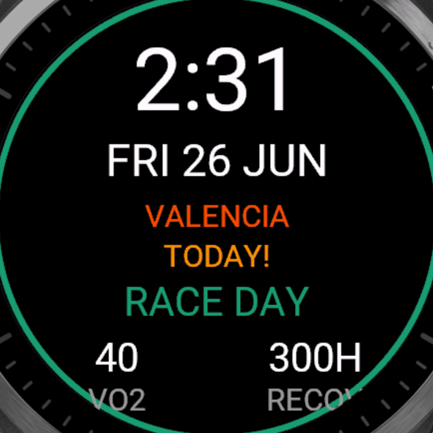 Race Countdown Watch · Screenshot 2