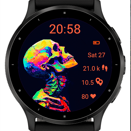 Halloween Neon Skull G · Screenshot 2