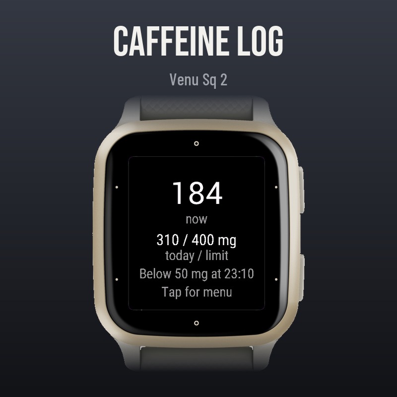 Caffeine Log · Snímek obrazovky 4