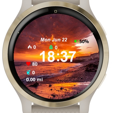 Sunset Beach Rocks Water · Screenshot 0