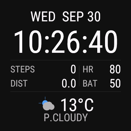 AstroDigital Watch Face · Screenshot 0