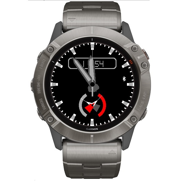 AnalogShock Garmin watch face