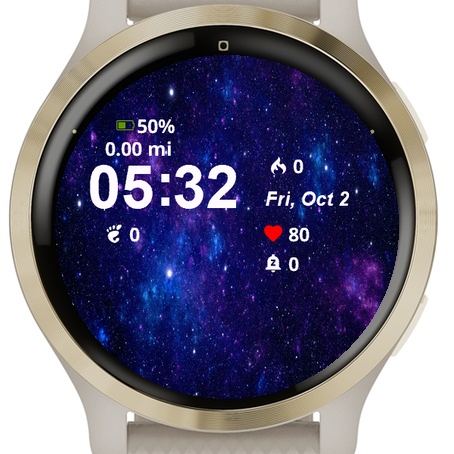 View Stars Sky Purple Blue · Screenshot 0