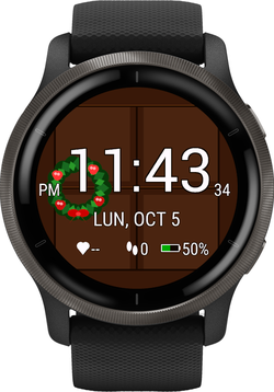 Holly Wreath – Christmas Watch Face · Screenshot 2
