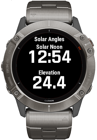 Solar Angles · Screenshot 4