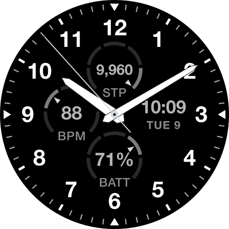 Old Money Analog V2 FaceWatch · Screenshot 2